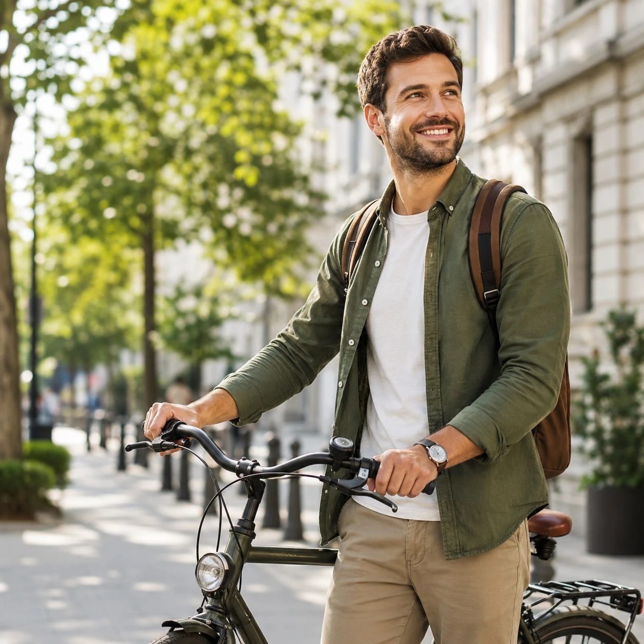 Cycliste urbain